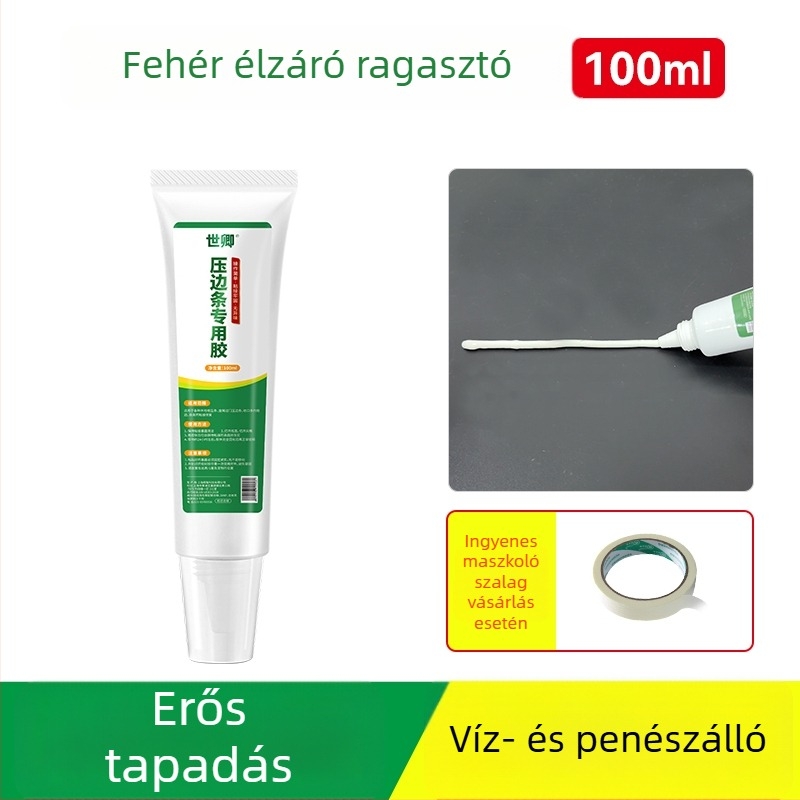 Fa padló élvédő profil ajtóhézagok ragasztóval, fém küszöb – szegecs nélküli ragasztó