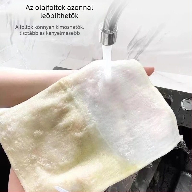 Kétszínű, vastag mosogatókendő konyhai tisztításra, nedvszívó felületek letörlésére