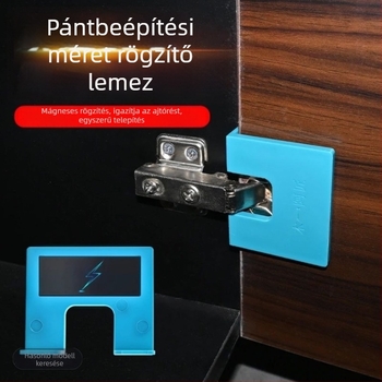 Bútorajtó zsanérszerelő eszköz