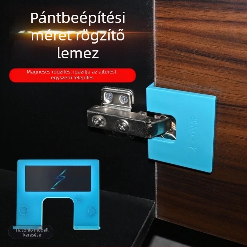 Bútorajtó zsanérszerelő eszköz