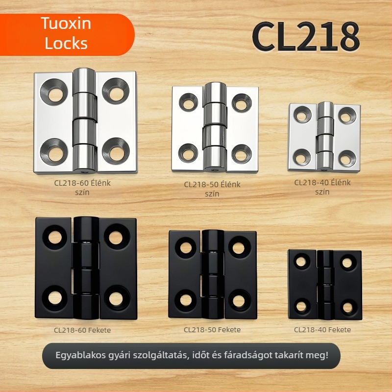 CL218 Tömeges ipari csukló elosztó szekrényajtóihoz, vastított vasból, leválasztható levél és hajlítható levél