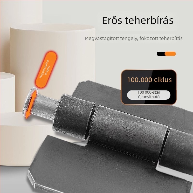 Súlyos terhelésű hegesztett pántok, H-Formájú, rozsdamentes acél, kefés felület, levehető