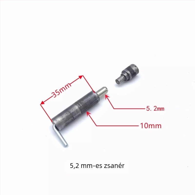 HL117 hengeres rugós zár és hegesztett ajtópántok, mozgatható felső és alsó ajtópánt, szénacél 3,5 mm
