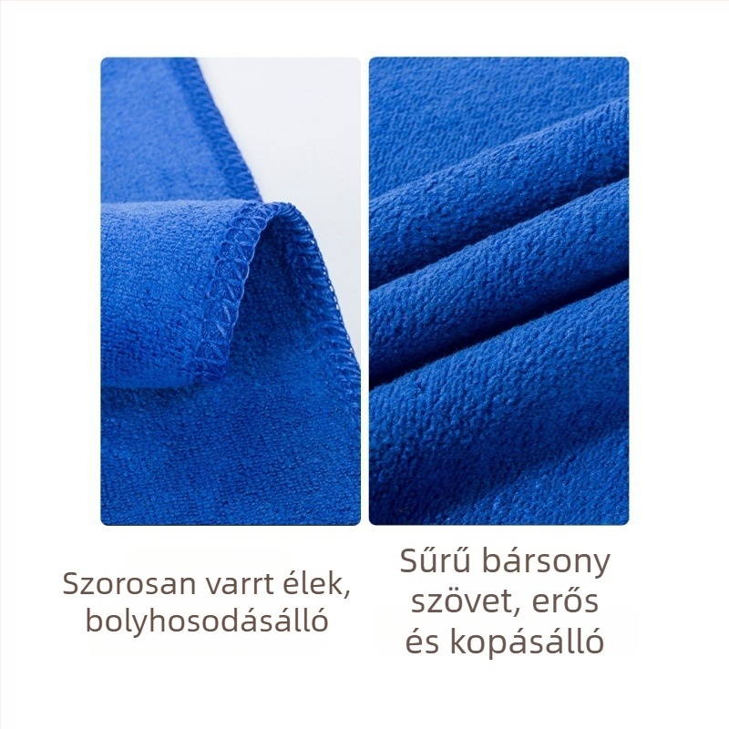 Tisztító mikroszálas kendő, vastag, nedvszívó, szöszmentes, üveghez, asztalokhoz és padlókhoz
