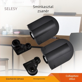 Sminkasztalhoz amortizátoros csukló, lehajtható tükörrel, hidraulikus, csendes rejtett hardver