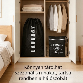 Utazási ruhatároló táska, nagy kapacitású, vízálló, többfunkciós hordozható húzókötős rendező táska
