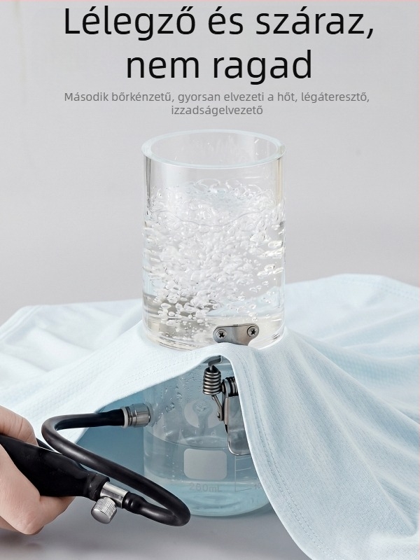 Uniszex nyári Ice Silk UV‑védett felső, ultra‑vékony, lélegző UPF50+ külső dzseki