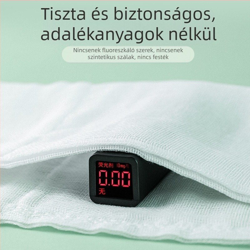 Pamut fonalból készült mosogatókendő, szálmentes, olajtaszító, könnyen tisztítható, konyhai kendő