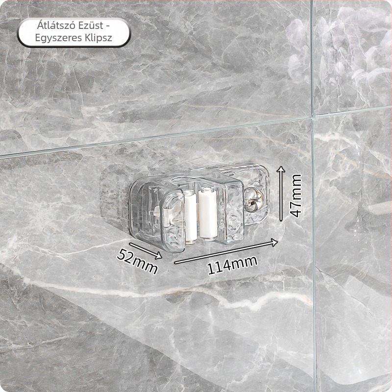 Fali mop és seprű klipek — fúrás nélküli, falra szerelhető tároló