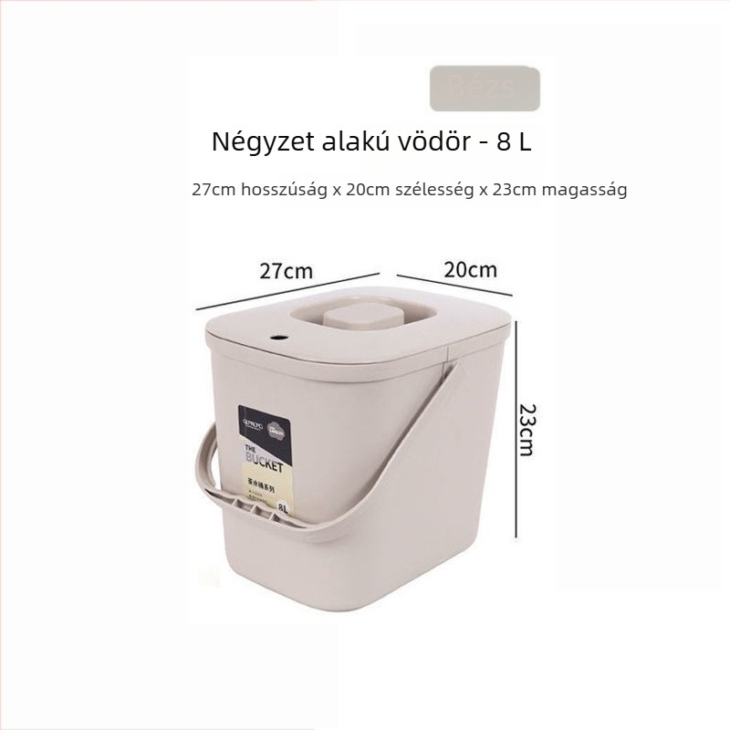 Tea szertartás hulladékvíz tartálya és tealevél-maradék tartó szűrővel