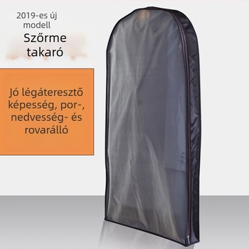 Hosszú kabát és ruhák porvédő tok, otthoni tároláshoz