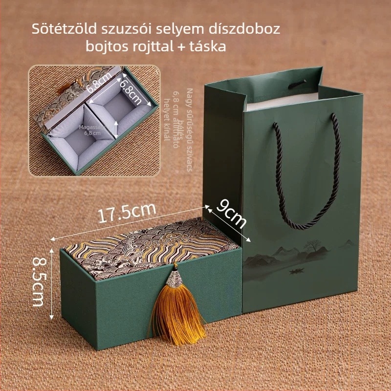 Beige Ruyao kerámia teás doboz aranyos macska mintával, hordozható zárható tároló tealevelekhez.