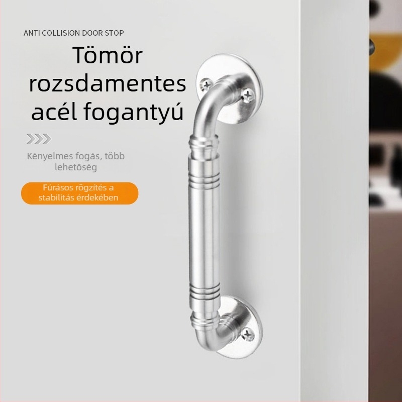 Fa ajtókhoz felületi szerelésű rozsdamentes acél kilincs antik bronz befejezéssel, dupla ajtós hálószoba, modern minimalista dizájn