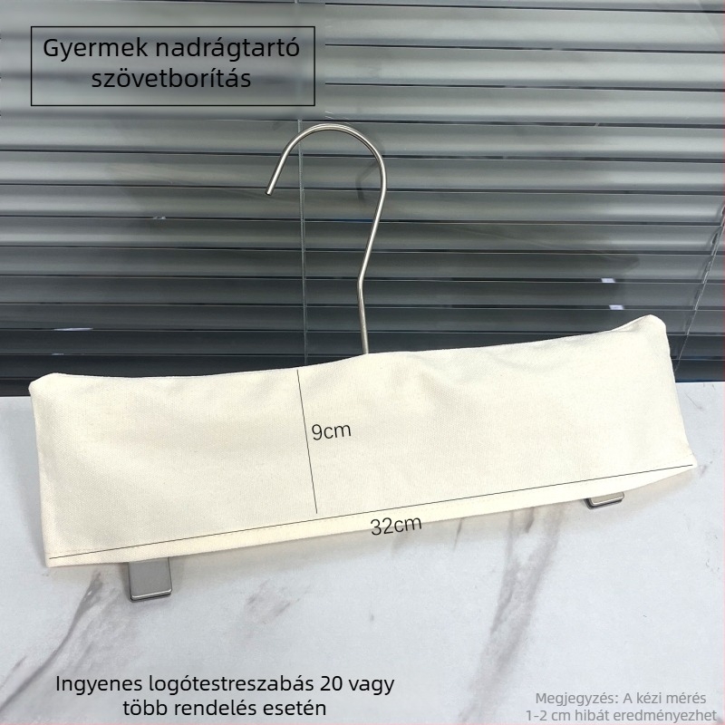 Pamut és len anyagból készült ruhafogas-védő huzat ruházati boltok és szállodák számára – por- és nedvességálló, csúszásmentes