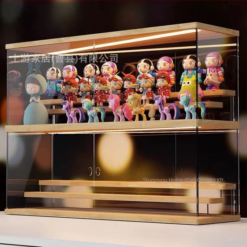 Átlátszó akril kiállítási doboz gyűjteményes figurákhoz és blind boxokhoz