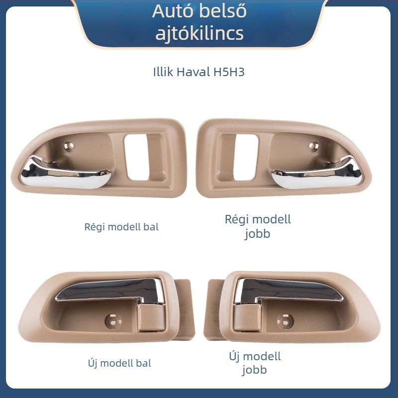 Great Wall Haval H3 belső ajtókilincs és Haval H5 első ajtó belső kilincs, 6105100-K80 6105200-K8