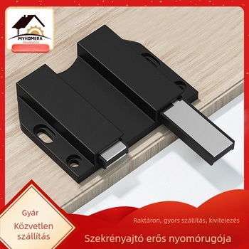 Egyszerű mágneses ajtózár egyajtós szekrényekhez és vitrinekhez