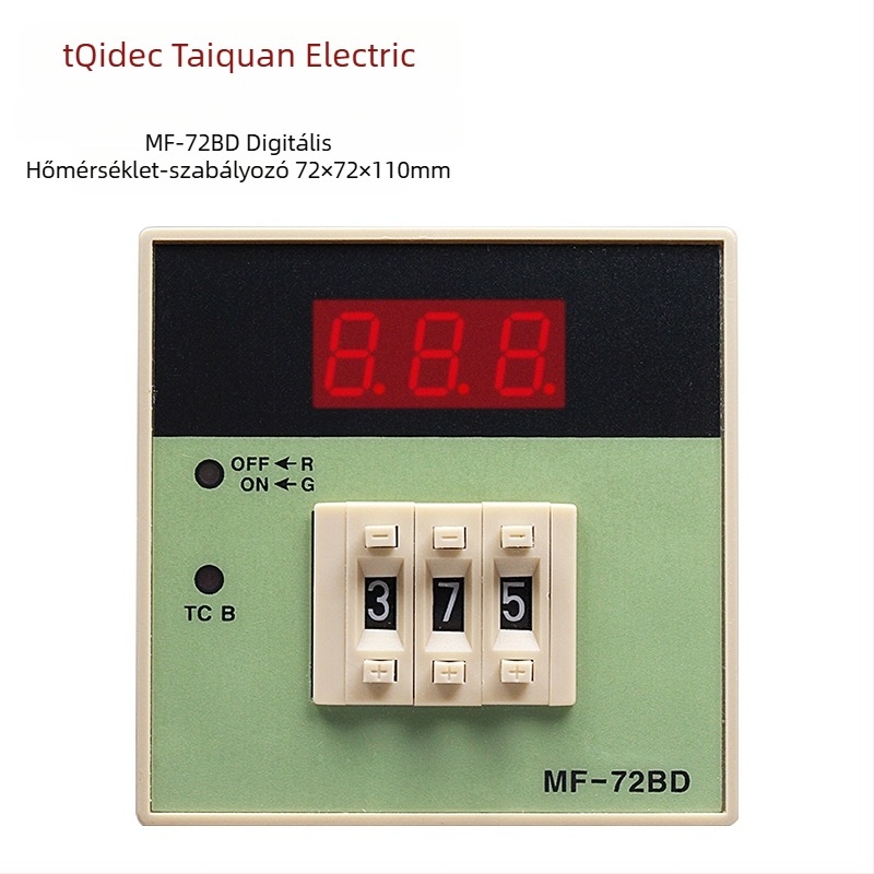 TQidec MF-72BD tekerős hőmérsékletszabályozó