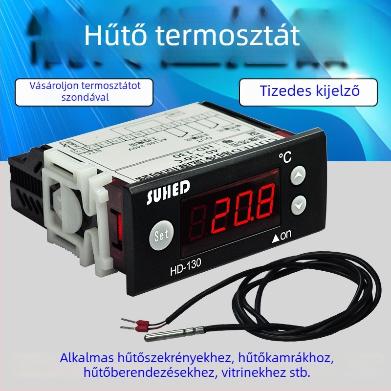 Okos, teljesen automata hőmérséklet-szabályozó hűtőszekrényekhez и hűtőtárolókhoz