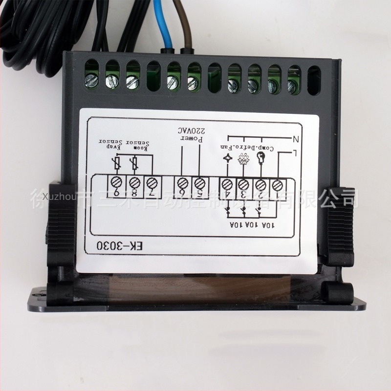 EK-3030 hőmérséklet-szabályozó termosztát hideg tárolásra, hűtő-fagyasztóhoz, intelligens termosztát