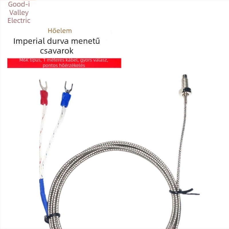 Ipari hőmérséklet-szabályozó REX-C100FK07-VAN hosszú változat, szilárdtest technológiával és hőmérséklet-érzékelő vezetékkel – háromrészes készlet a hőmérséklet-szabályozáshoz