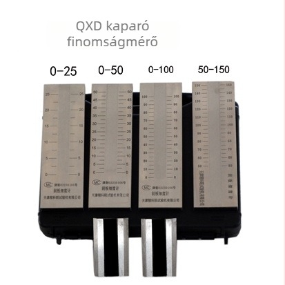 Rozsdamentes acél kaparó finomságmérővel, QXD0-50 100-1, hőmérséklet és páratartalom szabályozó