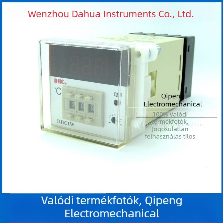 DHC1W-K0-399 vagy PT0-99.9 digitális hőmérsékletszabályozó kijelzővel