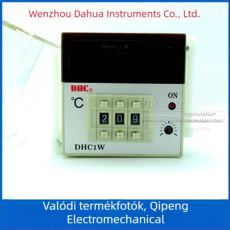 DHC1W-K0-399 vagy PT0-99.9 digitális hőmérsékletszabályozó kijelzővel
