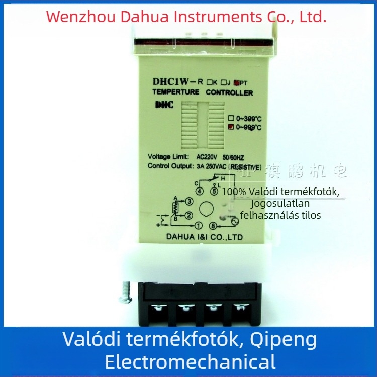DHC1W-K0-399 vagy PT0-99.9 digitális hőmérsékletszabályozó kijelzővel