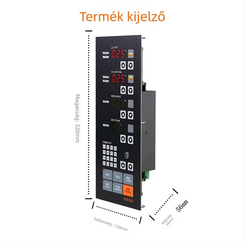 Kereskedelmi sütővezérlő kenyér- és tortasütőkhöz – intelligens hőmérséklet-szabályozó elektromos sütőkhöz