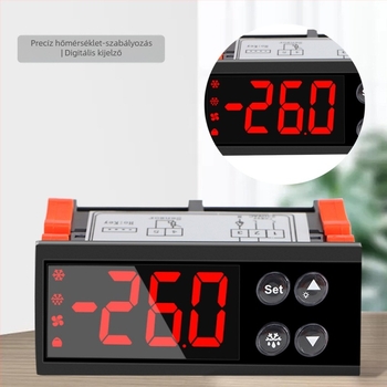 ECS-961NEO nagy pontosságú digitális kijelzős termosztát modul mikroprocesszoros vezérléssel, hőmérséklet- és páratartalom-szabályozó