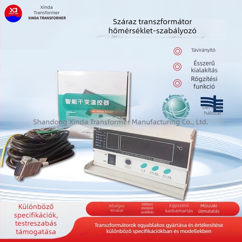 Száraz típusú transzformátor termosztát: hőmérséklet-szabályozás, túlmelegedés-riasztás, megszakítási védelem és automatikus ventilátor-vezérlés