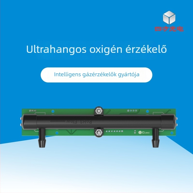 Ultrahangos áramlásérzékelő oxigénáramlás és koncentráció mérésére bináris gázokban