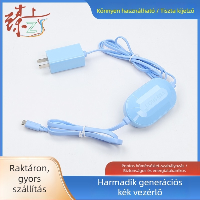 Harmadik generációs kettős spirálos elektromos takaró termosztáttal, digitális kijelzővel, intelligens hőmérséklet-szabályozó kapcsoló, egyszerű használat