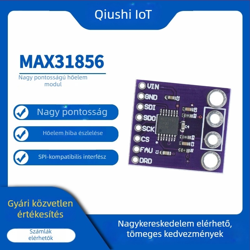 MAX31856 Termopár Modul, AD Átalakító, Magas Pontosságú Univerzális MCU Fejlesztő Panel