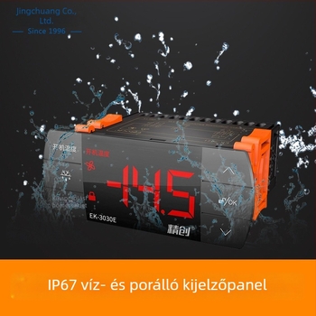 EK-3030E hőmérséklet-szabályozó hűtéshez, olvasztási funkcióval és SMS-riasztással