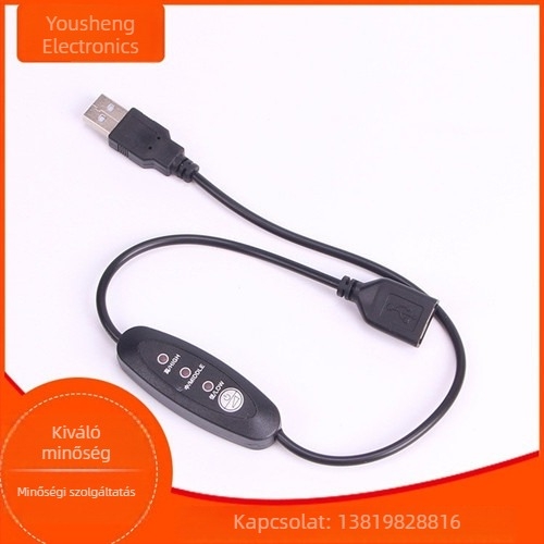 USB 5V feszültségszabályozó és háromfokozatú termosztát