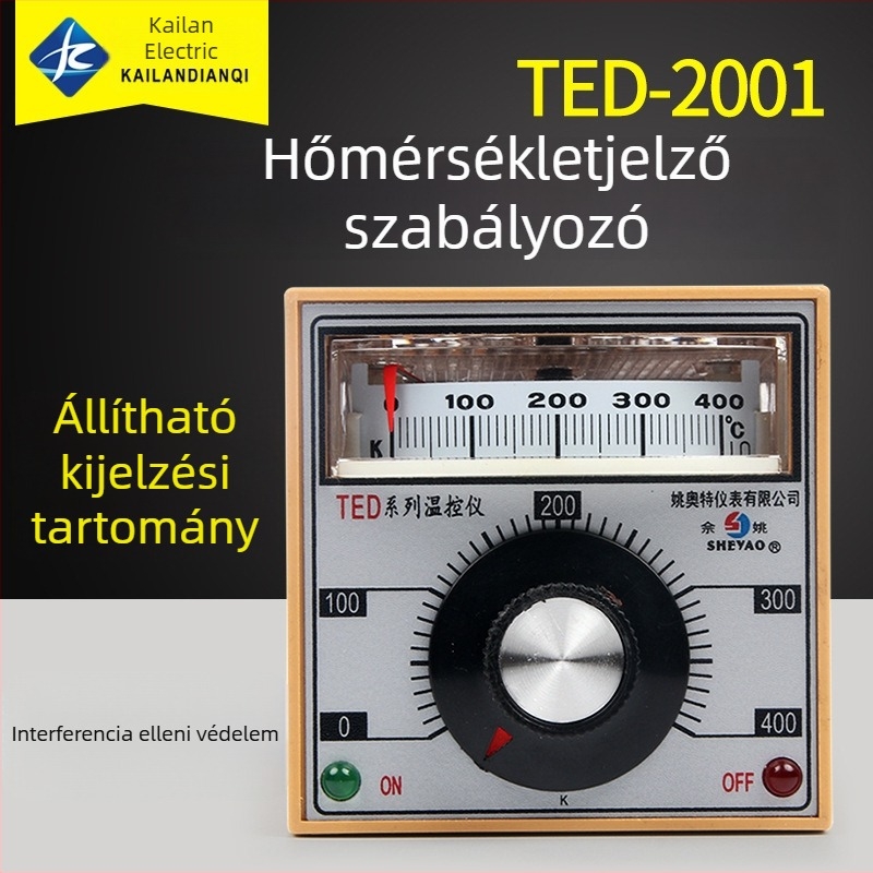 TED-2001 hőmérséklet-szabályozó elektromos palacsintasütőhöz és műanyag tömítő géphez