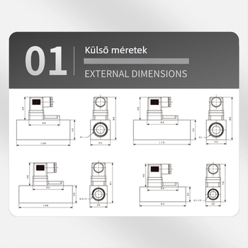 Mechanikus dugattyús áramláskapcsoló gáz- és folyadékáramláshoz – Hessmann dugattyús áramlásérzékelő