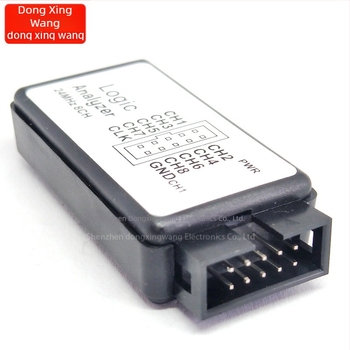 USB Saleae 24M, 8-csatornás logikai analizátor pufferrel, verzió 1.1.16