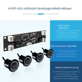 Víz alatti ultrahangos távolságmérő szenzor medencetisztító robothoz – akadályelkerülő modul, 8 m hatótávolság, IP68 vízálló