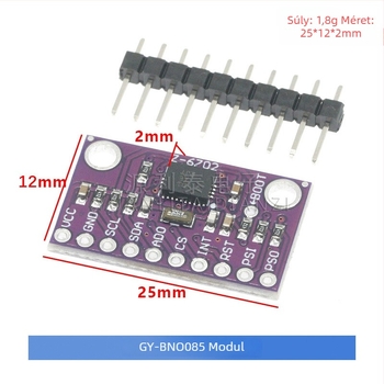 GY-BNO080 / BNO085 AR VR IMU Magas pontosságú 9-DOF AHRS szenzor