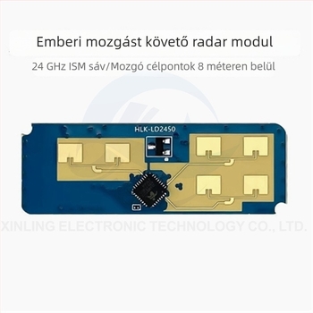 LD2450 24 GHz-es milliméterhullámú radarmodul emberi test követésére és távolságmérésre