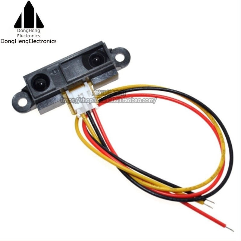 GP2Y0A21YK0F infravörös távolságérzékelő, GP2D12, 10–80 cm, kábeles