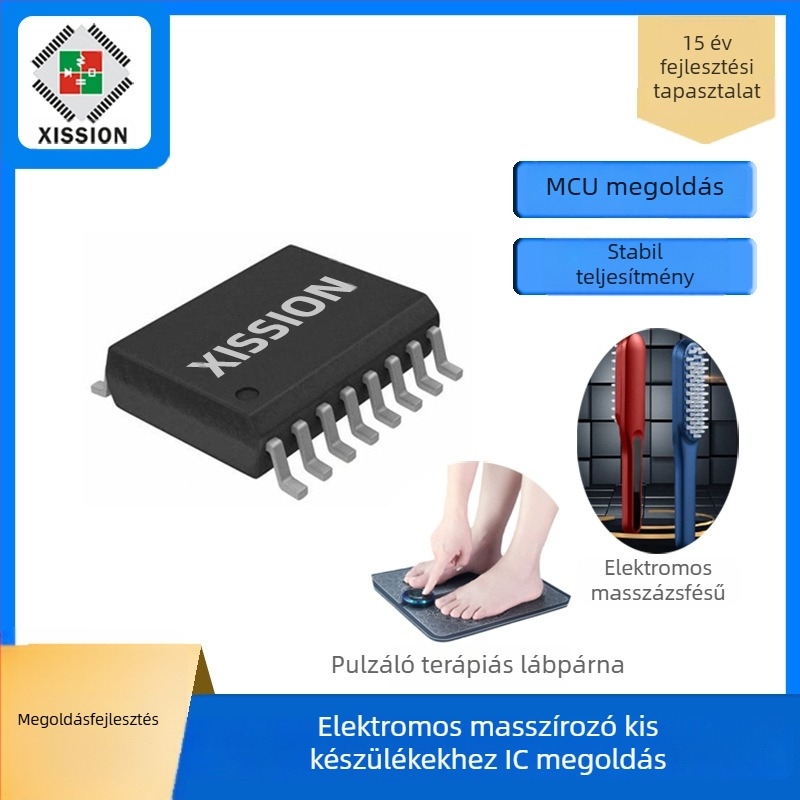 Mikroáramú váll- és nyakmasszázs IC-vel, hangchip és MCU fővezérlő