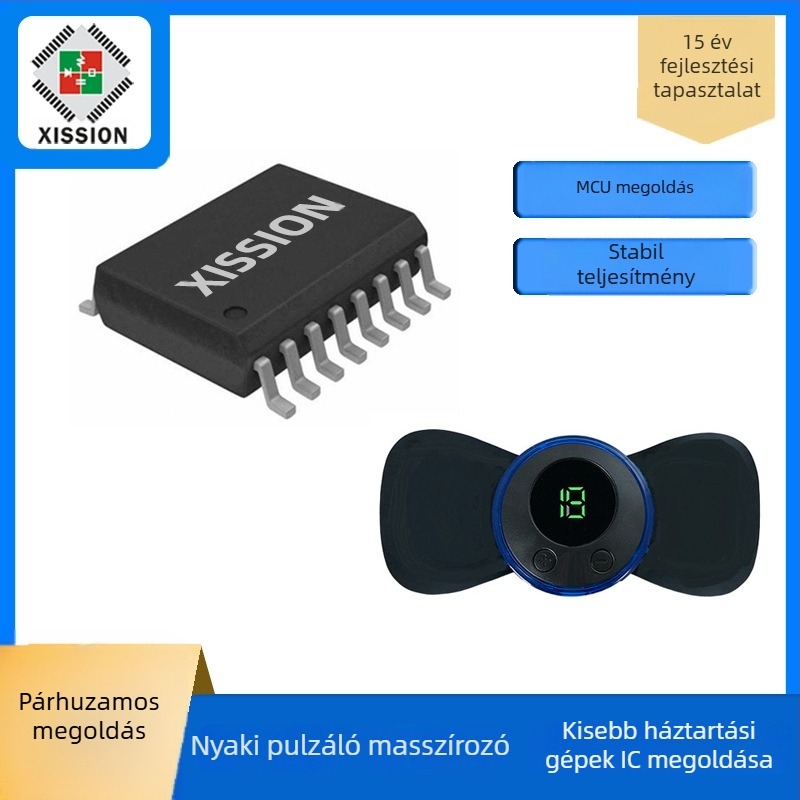 Mikroáramú váll- és nyakmasszázs IC-vel, hangchip és MCU fővezérlő