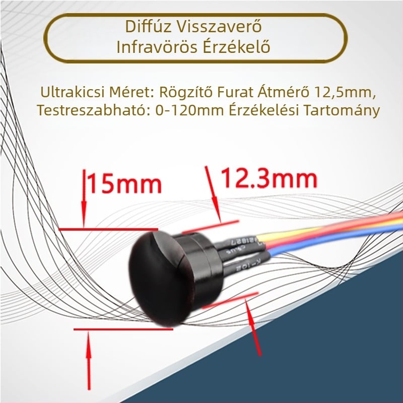 Lézeres infravörös távolságmérő modul, 0-10 cm, kompakt méret