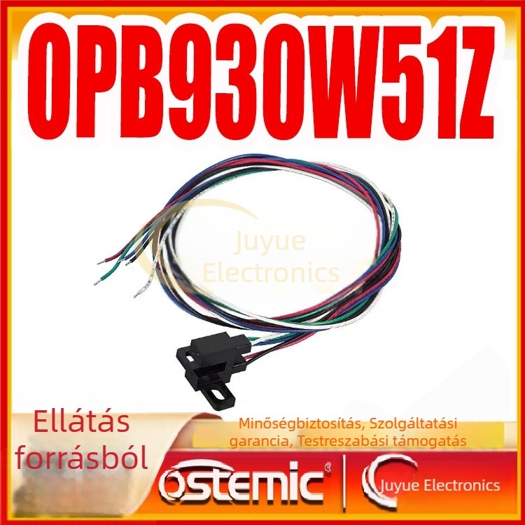 Ötvezetékes Schmidt kimeneti fotóelektrikus kapcsoló OPB930W51Z, optikai érzékelő, 3,18 mm