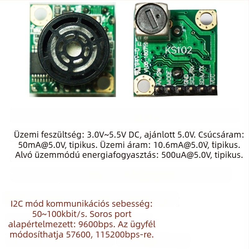 KS102 ultrahangos modul integrált távolságérzékelővel drónok akadálymegelőzéséhez
