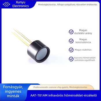 AAT-T01AM infravörös piroelektrikus hőmérséklet-szenzor, fém burkolat, 0.5 m távolságú nagy pontosságú mérés